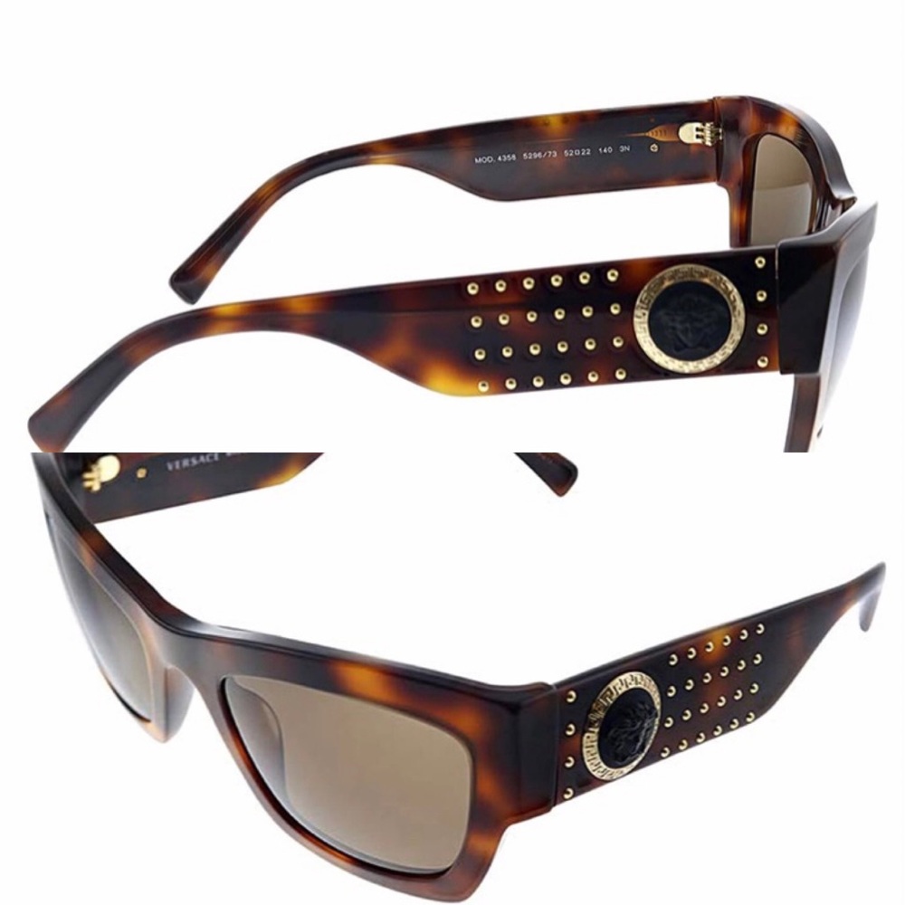 Authentic Versace brown sunglasses